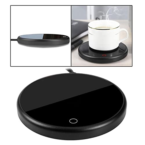 FABLOFTCoffee Mug Warmer Heater Coaster 15W Cushion Auto Shut Off Plate for Home Black