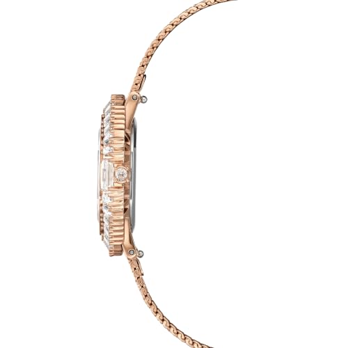 Swarovski Matrix Octagon Watch, Metal Bracelet, Rose Gold Tone, Rose Gold-Tone Finish