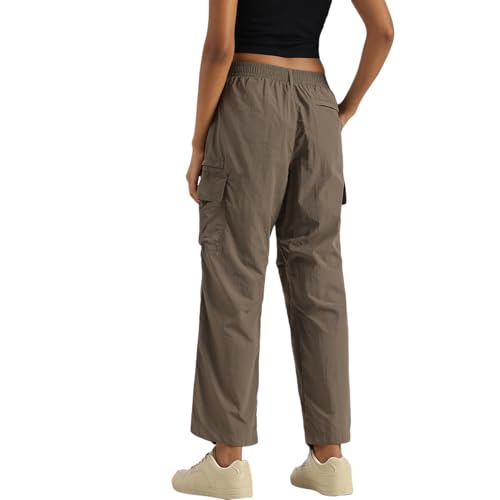 United Colors of Benetton Solid Utility Nylon Pants (Size : 28) - 25A4WVNBT208I902 Grey