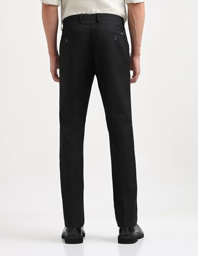 Arrow Men's Tapered Pants (ARAEOTR1905_Black