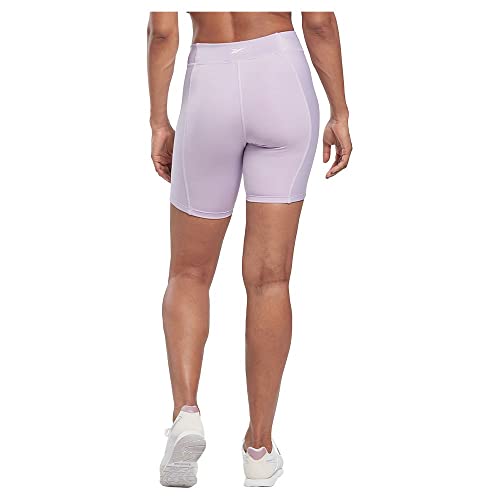 Reebok Womens Yoga Hr Rib Short Purple