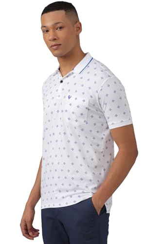 Allen Solly Men's Regular Fit T-Shirt (ASKWQRGF261172_White