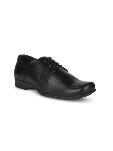 Bata Quin Two Men's Black Formal Shoes - 7 UK (8216651)
