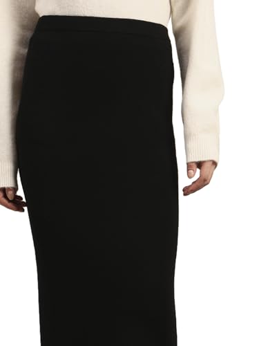 VERO MODA Women's Below Knee Skirt Black