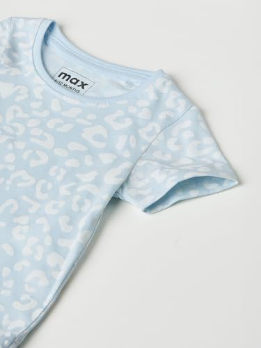 Max Girls Printed T-Shirt - Pack of 3 (Green_12-18 M)