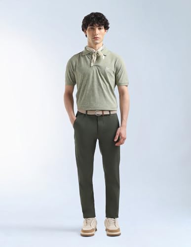 Slash Slim Tapered Fit Twill Trousers