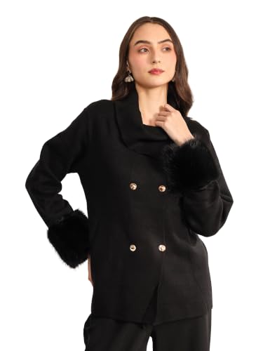 Kazo Women's Rim Jacket With Removable Cuff (Black XL)