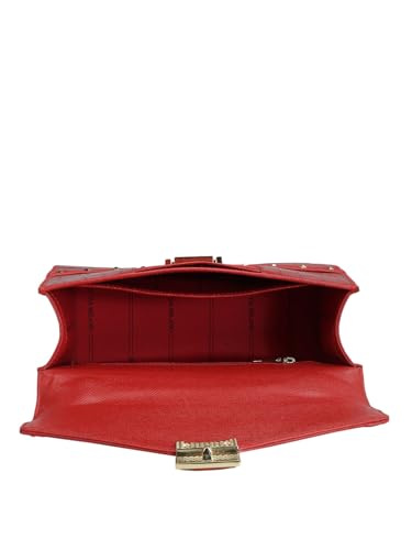 Da Milano Genuine Leather Red Shoulder Bag (00588C) (Small)