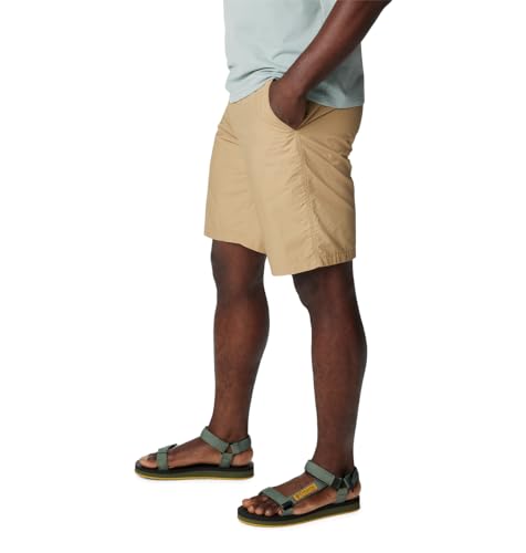 Columbia Men Brown Washed Out Shorts, 36