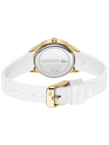 Lacoste Crocodelle Qtz Basic White Round Dial Women's Watch- 2001480
