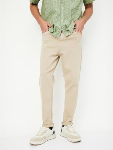 Max Men's Fitted Jeans (DMCCAS401CD_Beige