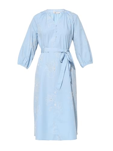 ONLY Women's Fit and Flare Blue Dress