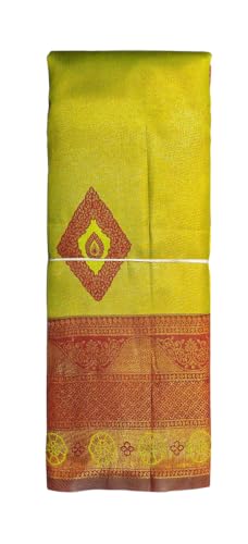 SREE KUMARAN Women's Kanchipuram Kubera Silk Pure Pattu Sarees With Blouse (VSK325-16)