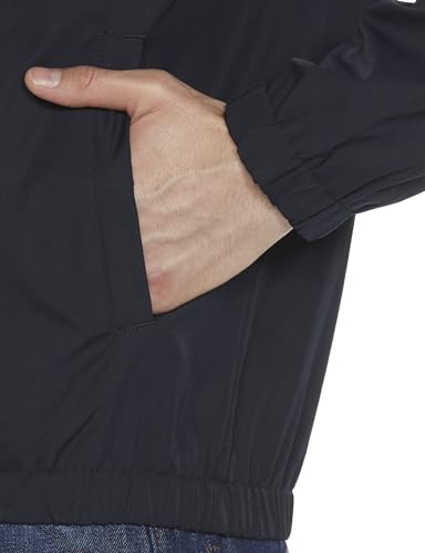 U.S. POLO ASSN. Mens Transitional Jacket With Conceled Hood Full Sleeve Jackets (USJCKS028_NAVY_L)