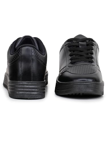 ATHCO Women's Slick Black Sneakers Shoes_07 UK (ATHDIP-23)
