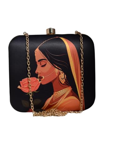 Indian Woman Portrait Clutch