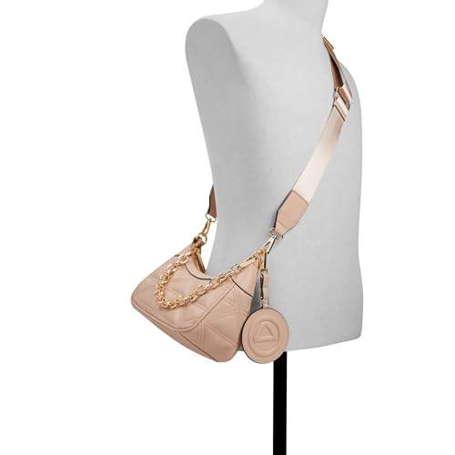 ALDO Womens Ferventtx Shoulder Bag, Light Pink, M, Ferventtx
