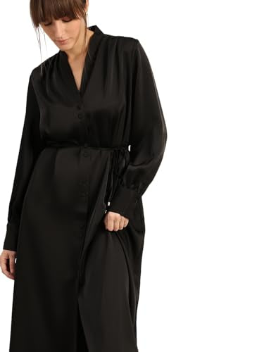 VERO MODA Womens Midi Dress Jet Black