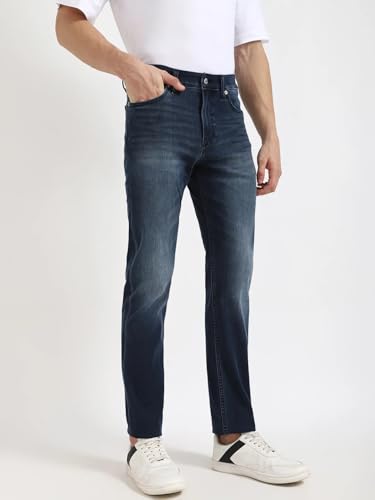 Polyester Slim Fit Mid Rise Jeans
