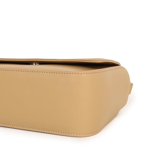 Tommy Hilfiger Logo Khaki Pu Sling Bag
