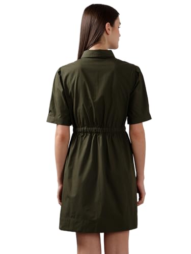 VERO MODA Women's Shirt Green Dress