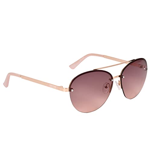 KENNETH COLE Rose Gold Metal Sunglasses KC1419 57 28F