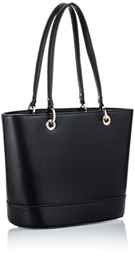 Guess Black Solid Noelle Small Elite Tote Bag