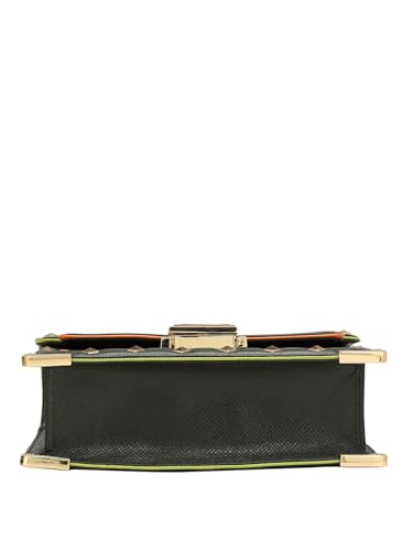 Da Milano Genuine Leather Green Shoulder Bag (00570B) (Small)