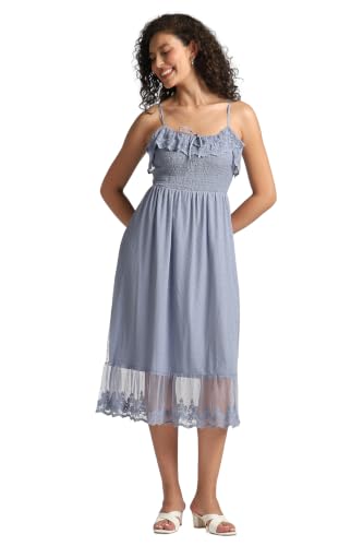 American Eagle Ruffled Midi Dress