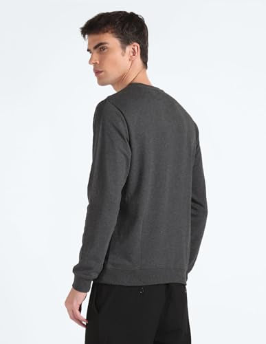 Crew Neck Graphic Print Sweatshirt