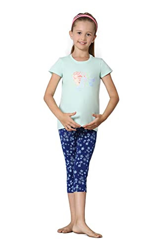 Van Heusen Girls T-Shirt - 100% Cotton - Ultra Soft, Round Neck, Short Sleeve_56405_ICY Morn_11-12 Years