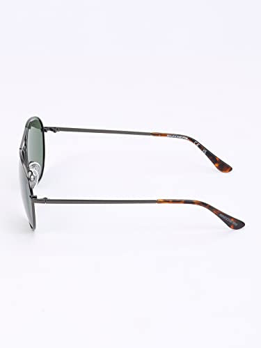 Skechers Men Aviator Grey Polarized Sunglasses, Large
