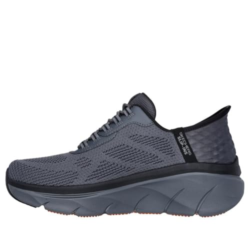 Skechers Men D'LUX Walker 2.0 - REZINATE Black Slip INS Casual Sneakers