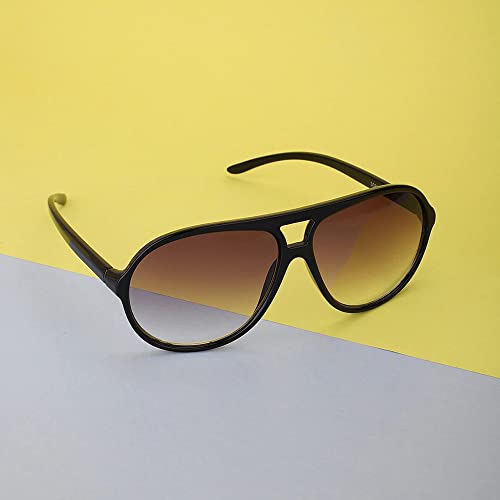 Carlton London Women Black UV Protected Lens & Black Browline Sunglasses