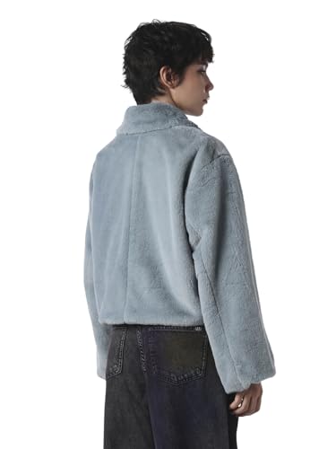 ONLY Women's Solid Loose Fit Blue Jacket