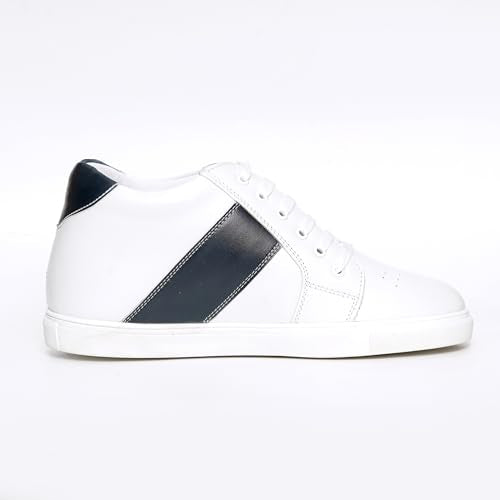 White Sneakers with a Hidden Heel (7.5)