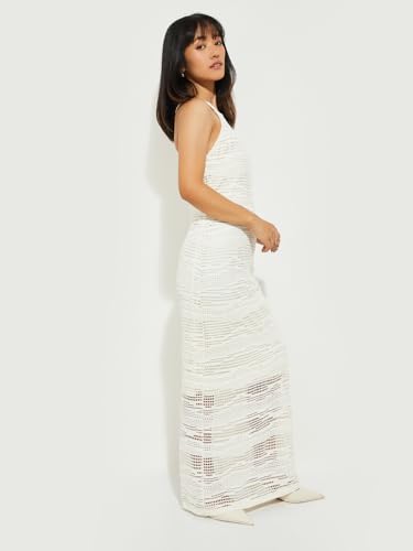 Max Alaya F x URB_N Women Schiffili Maxi Dress (Ecru_L)