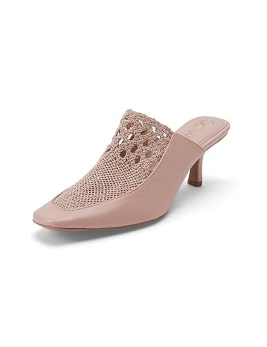 Catwalk Women Stylised Open Back Kitten Heels | For Women & Girls (PINK,9 UK)