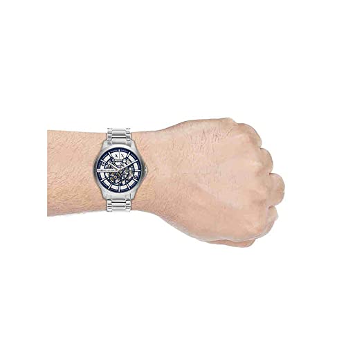 Armani Exchange Mens 46 mm Hampton Multi-Colour Dial Stainless Steel Analogue Watch - AX2416