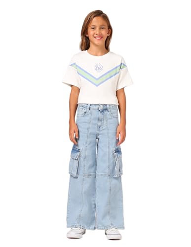 U.S. POLO ASSN. Girl's Loose Jeans (8909113249752 Blue