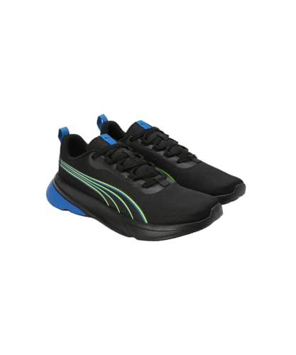 PUMA | StrideX Men's Sneakers | Black-Pro Green-Racing Blue | 11UK