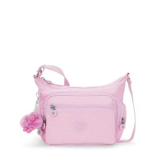 Kipling Women's Gabbie S Crossbody Bags, Blooming Pink, 11.5''L x 8.75''H x 6.5''D