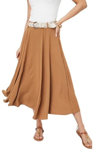 Max Polyester Western Skirt TAN