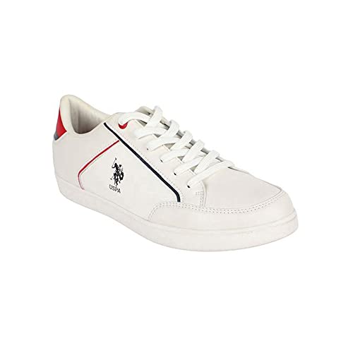 U.S. POLO ASSN. Mens Stanford 2.0 Off White Sneaker - 7 UK (2FD22180A01)