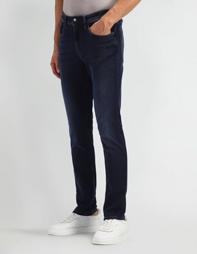 Arrow Sports Men's Slim Jeans (ASAIJN2788_Indigo