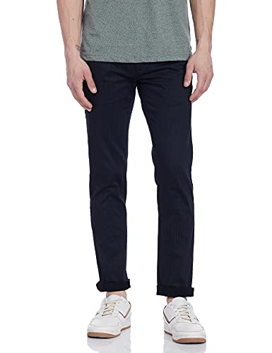 Monte Carlo Men's Sweatpants Regular Casual Pants (2210861172CF-1- Navy_28)