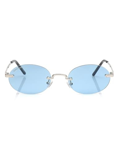 Fastrack Sunglasses |OVAL Silver |UV protected | Large