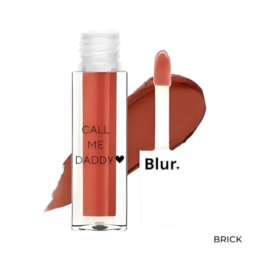 Blur India Mini Call Me Daddy Liquid Lipstick Combo Pack of 2 – Brick & Nude Brown | Warm-Toned Matte Lip Duo | 2.5ml Each