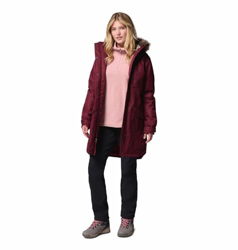 Columbia Women Maroon OmniHeat Reflective Suttle Mountain Insulated Jacket, 2XL
