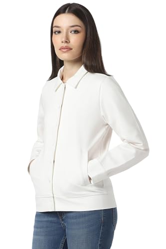 Van Heusen Women's A-Line Coat (VWJKFRGFX49156_White